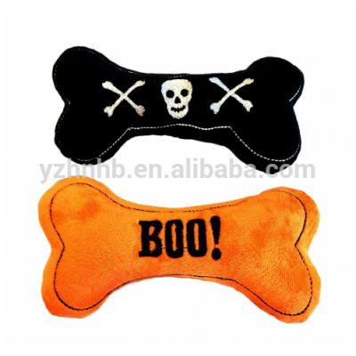 Pet Toy Skull Skeleton Print Plush Bone Style Squeak Funny Halloween Costume Fashion Cute for Small Dog Cat queaky