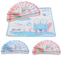 Hot selling Good quality 100% cotton infant diaper mat/baby urine mat/washable mat